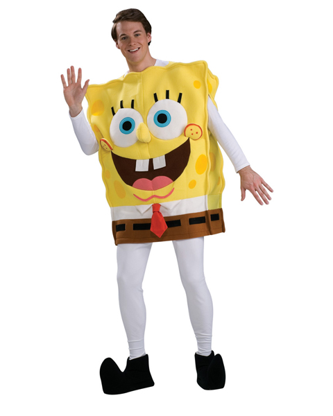 Dlx Spongebob Costume for Adult