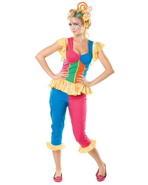 Womens Jingles the Jester Circus Costume