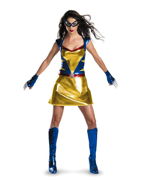 Sassy Womens Deluxe Wild Thing Wolverine Girl Costume