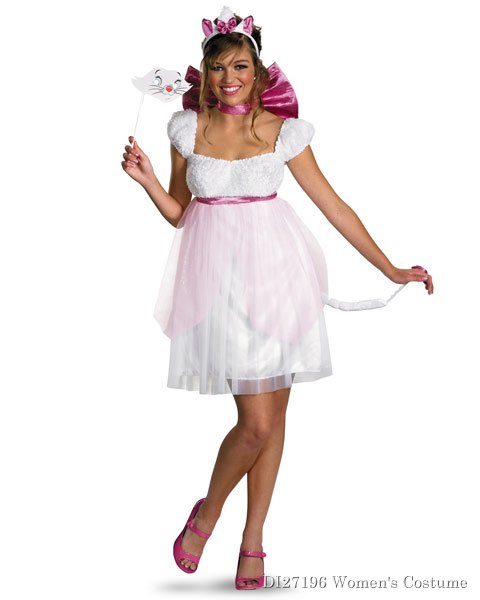 Sassy Marie Womens Disney Aristocats Costume