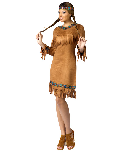 Native American Fringed Womens Costume