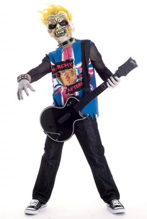 Zombie Icons Punk Rawk Child Costume 10-12