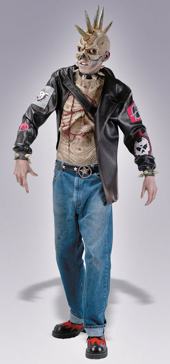 Punk Zombie Costume