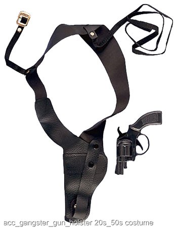 Gangster Gun with Holster : Costumes Life