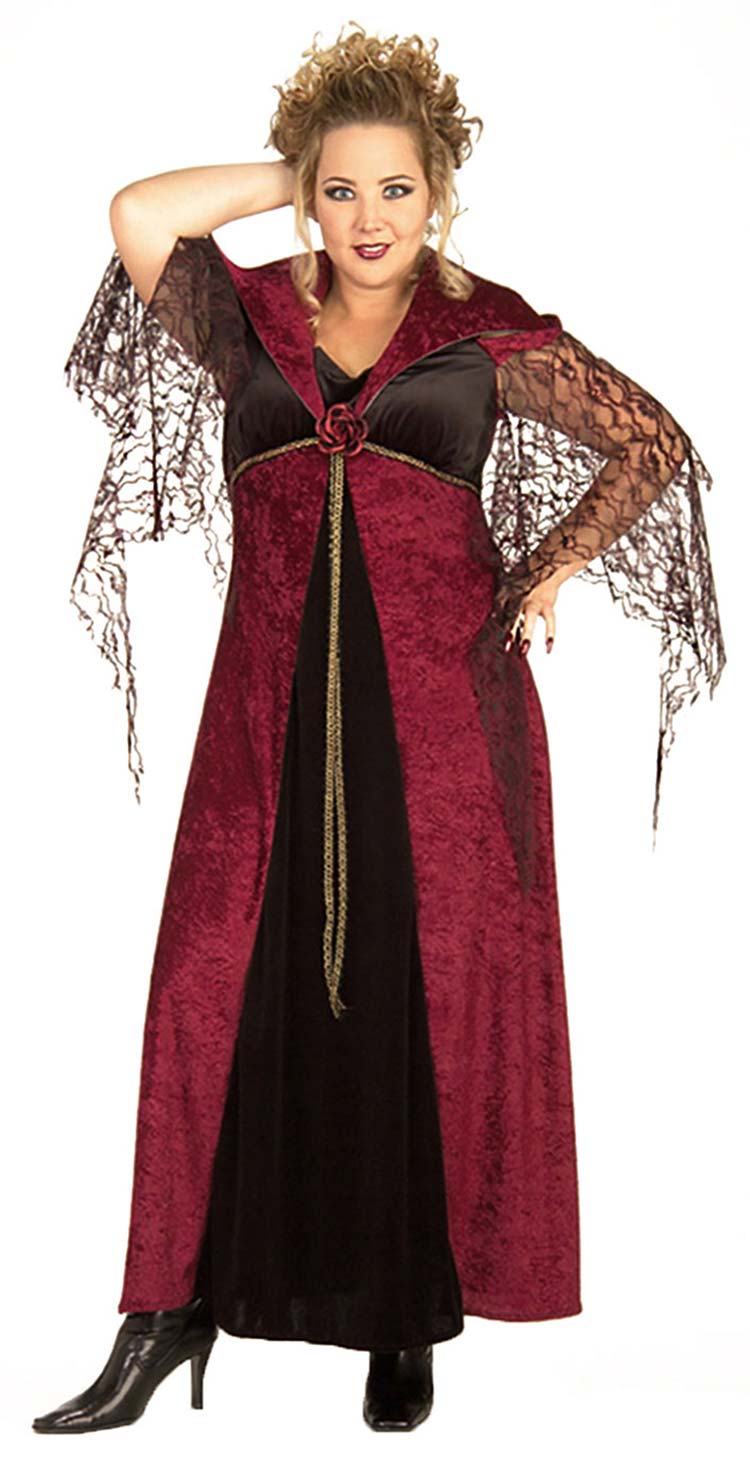 Plus Size Vampire De Morte Costume : Costumes Life