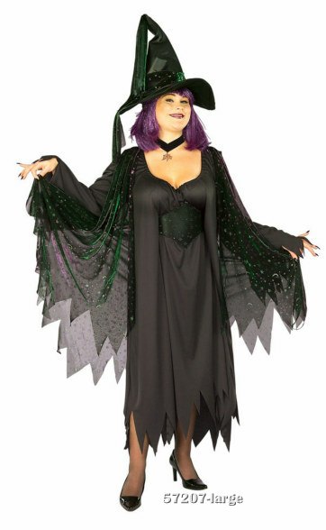 Plus Size Mystic Witch Costume : Costumes Life